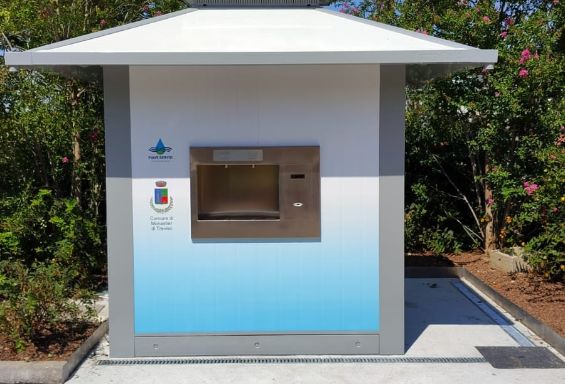 Monastier di Treviso l'inaugurazione della 37esima casa dell'acqua di Piave Servizi