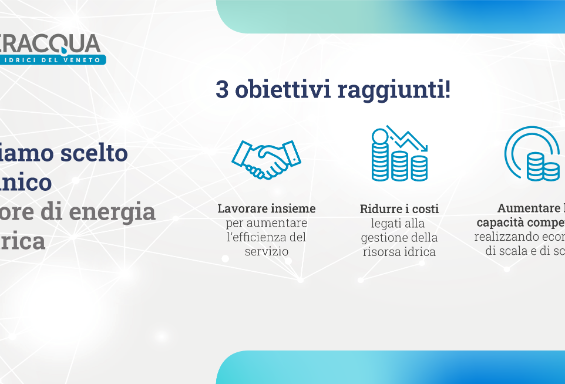 Viveracqua, aggiudicata la gara energia per 700 milioni di euro