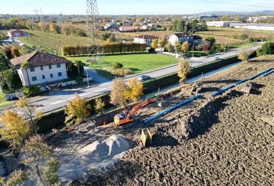 Nuovo acquedotto per 45 mila residenti: cantiere fra Codognè e San Vendemiano